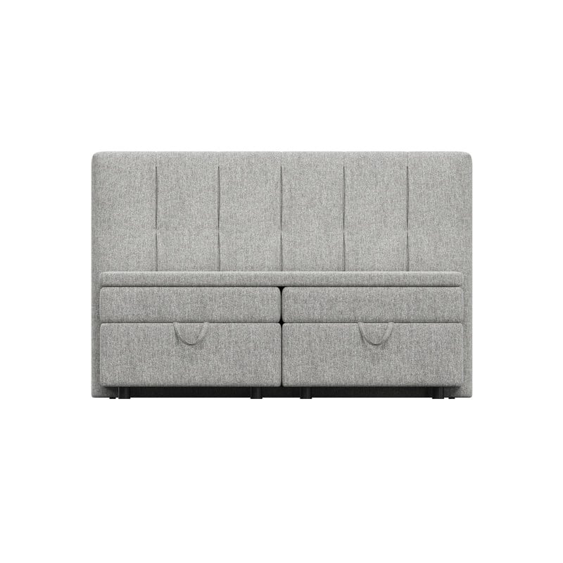 ACME Avenia Queen Bed w/Storage in Gray Chenille