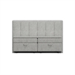 ACME Avenia Queen Bed w/Storage in Gray Chenille