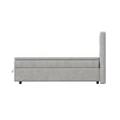 ACME Avenia Queen Bed w/Storage in Gray Chenille