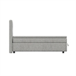 ACME Avenia Queen Bed w/Storage in Gray Chenille