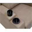 ACME Lugo Power Motion Recliner w/Cup Holder in Camel Leather Aire