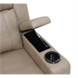 ACME Lugo Power Motion Recliner w/Cup Holder in Camel Leather Aire