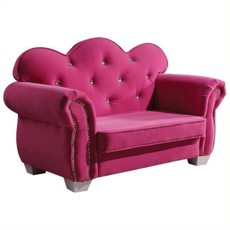 childrens pink sofa
