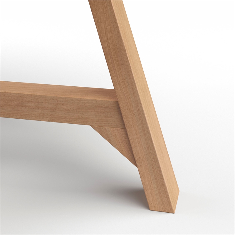 AEON Furniture Aubrey Faux Marble End Table in Natural