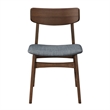 Largo Solid Wood Side Chairs (Set of 2) in Gray
