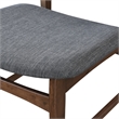 Largo Solid Wood Side Chairs (Set of 2) in Gray