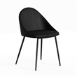 Marco Vegan Leather Chairs in Black (Set of 2)