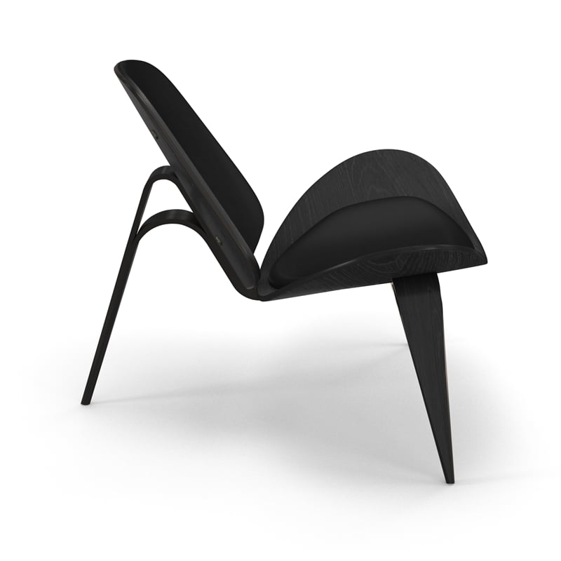 Chesapeake Black Lounge Chair