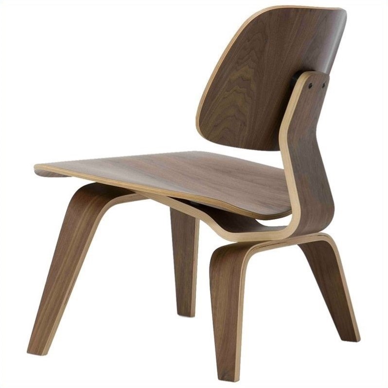 AEON Furniture Reggie Lounge Chair in Brown - CH80-AmWalnut-PV80