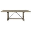 Picket House Furnishings Flynn Wood Dining Table in Walnut Chestnut