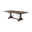 Picket House Furnishings Flynn Wood Dining Table in Walnut Chestnut