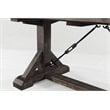 Picket House Furnishings Flynn Wood Dining Table in Walnut Chestnut
