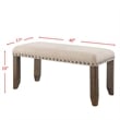 Picket House Furnishings Dex 6 Piece Dining Set in Walnut and Cream