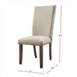 Picket House Furnishings Dex 6 Piece Dining Set in Walnut and Cream