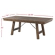 Picket House Furnishings Dex 6 Piece Dining Set in Walnut and Cream
