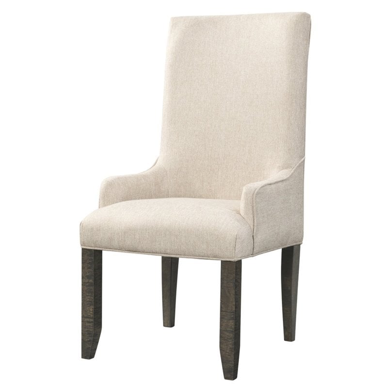 Picket House Furnishings Stanford Parson Dining Arm Chair in Walnut (Set of 2)