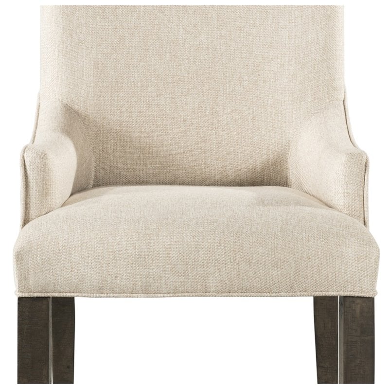 Picket House Furnishings Stanford Parson Dining Arm Chair in Walnut (Set of 2)