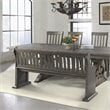 Picket House Furnishings Stanford Pew Bench in Dark Ash