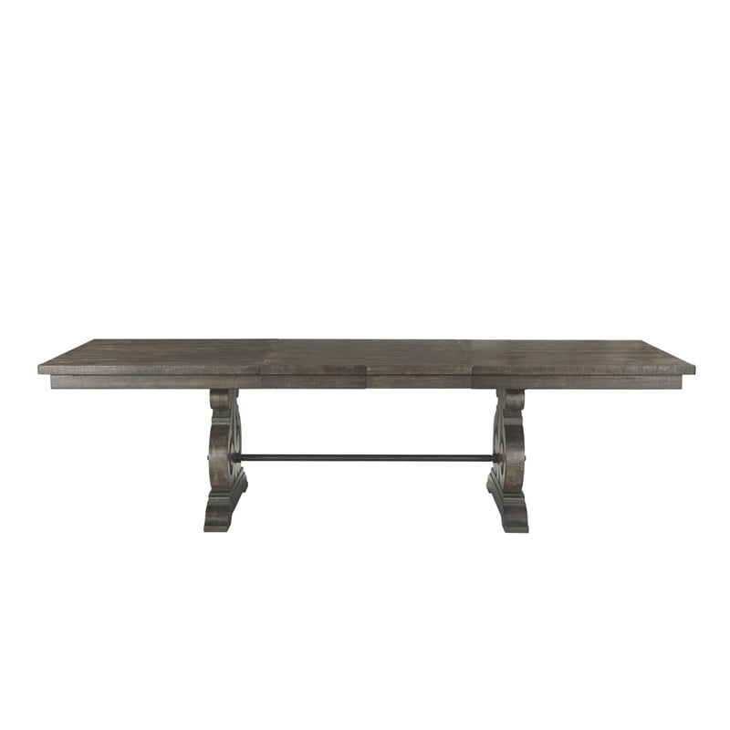 Picket House Furnishings Stanford 6 Piece Dining Set in Dark Ash