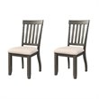 Picket House Furnishings Stanford Side Chair in Dark Ash (Set of 2)