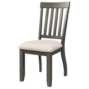 Picket House Furnishings Stanford Side Chair in Dark Ash (Set of 2)