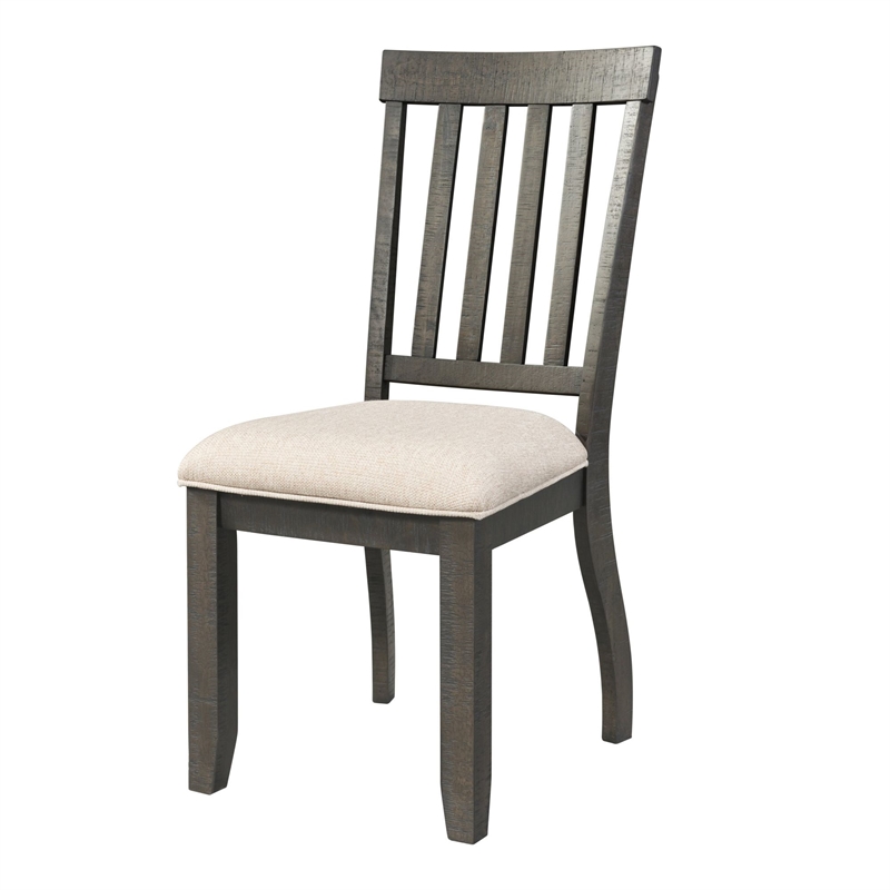Picket House Furnishings Stanford 6 Piece Dining Set in Dark Ash