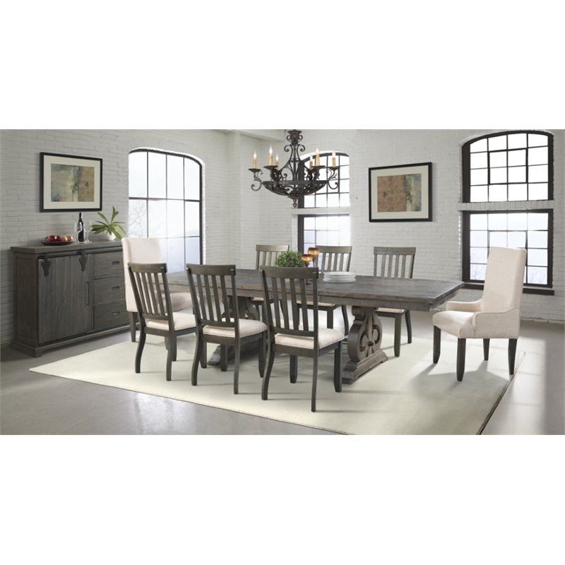 Picket House Furnishings Stanford 10, 10 Piece Dining Room Table