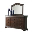 Picket House Furnishings Conley Dresser with Mirror in Cherry