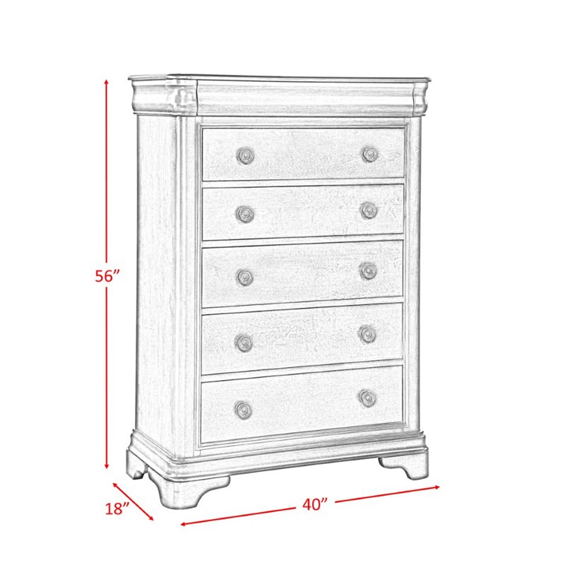 Picket House Furnishings Conley 3 Piece King Bedroom Set in Cherry