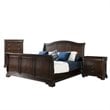 Picket House Furnishings Conley 3 Piece Queen Sleigh Bedroom Set in Cherry