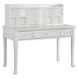 Picket House Furnishings Jenna Writing Desk with Hutch in White