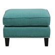 Picket House Furnishings Emery Ottoman in Teal