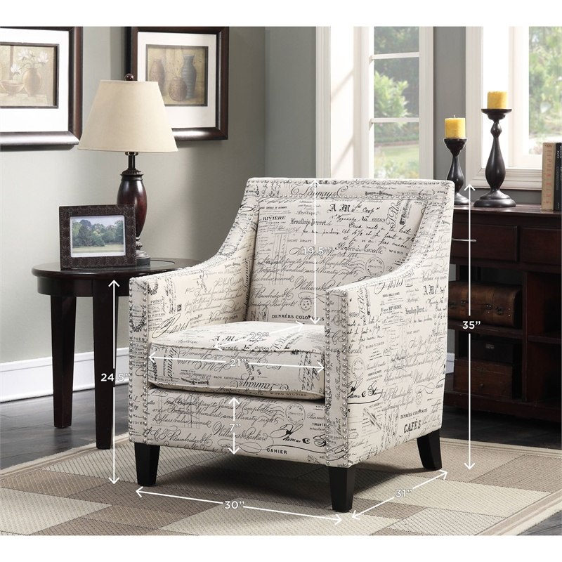 Picket House Furnishings Emery Chair in White