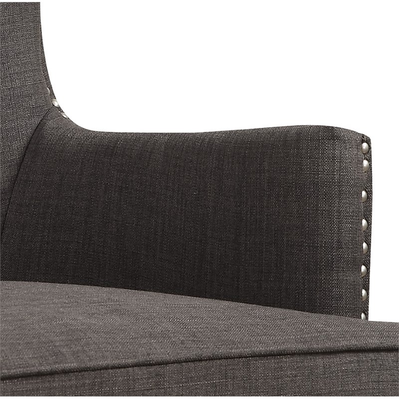 Picket House Furnishings Kegan Chair in Heirloom Charcoal Gray