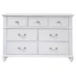 Picket House Furnishings Annie 7 Drawer Dresser in White