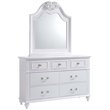 Picket House Furnishings Annie Dresser and Mirror Set in White