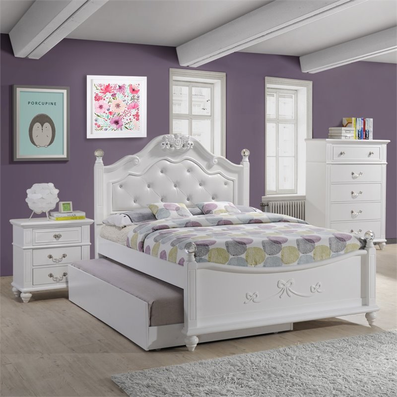 Picket House Furnishings Annie 4 Piece Full Platform Bedroom Set