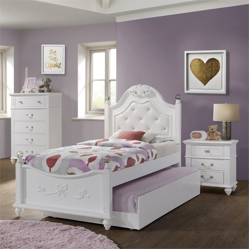 Picket House Furnishings Annie 4 Piece Twin Platform Bedroom Set