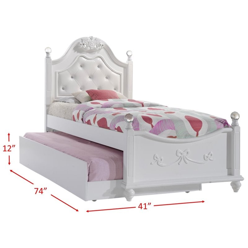 Picket House Furnishings Annie 4 Piece Twin Platform Bedroom Set