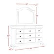 Picket House Furnishings Conley 5 Piece Queen Bedroom Set in Cherry