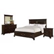 Picket House Furnishings Brinley 4-Piece King Bedroom Set in Cherry