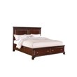 Picket House Furnishings Brinley 4-Piece King Bedroom Set in Cherry