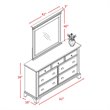 Picket House Furnishings Brinley 5-Piece King Bedroom Set in Cherry