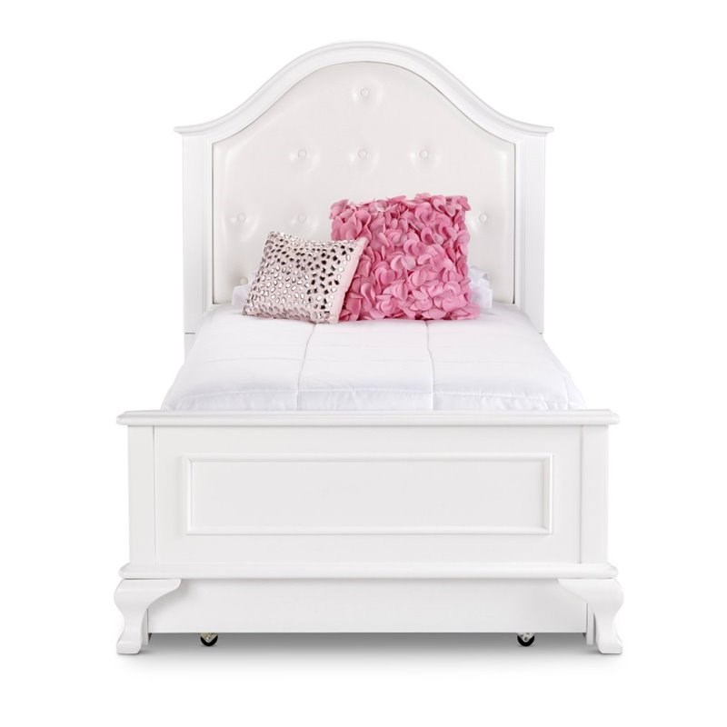 Picket House Furnishings Jenna 6 Piece Twin Bedroom Set in White
