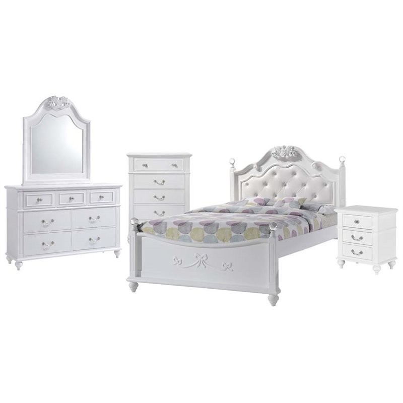 Picket House Furnishings Annie 6 Piece Full Platform Bedroom Set