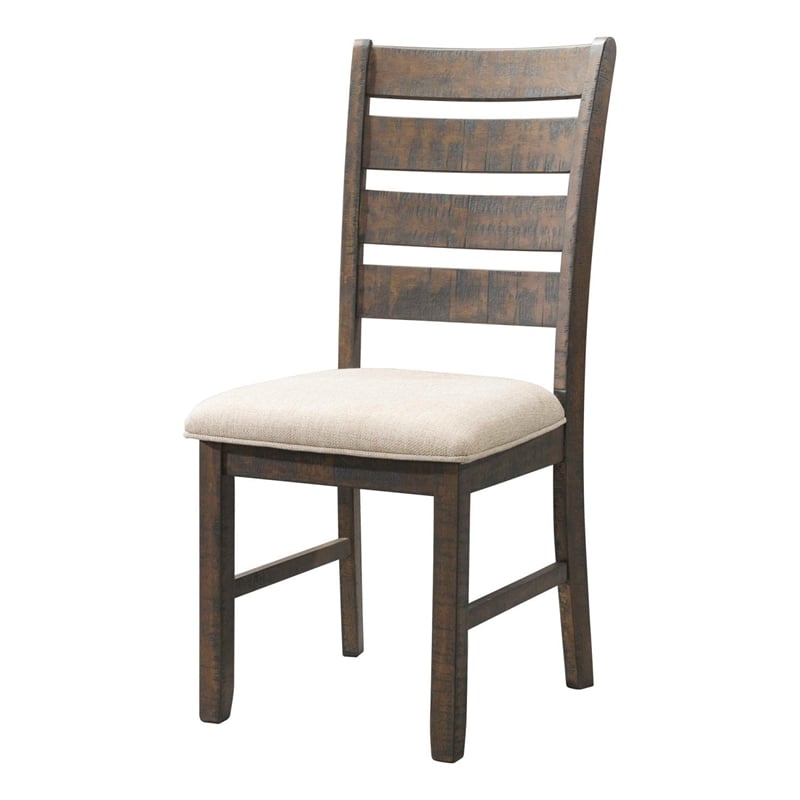 Picket House Furnishings Dex 6 Piece Dining Set in Walnut and Cream