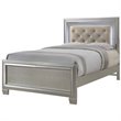 Picket House Furnishings Glamour Youth Full Panel Bed in Champagne