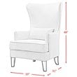 Picket House Furnishings Kegan Accent Chair in Chocolate