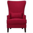 Picket House Furnishings Kegan Polyester Upholstered Accent Chair in Berry