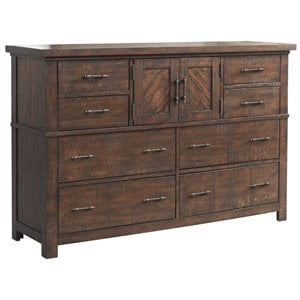 picket house furnishings dex 7 drawer dresser in walnut